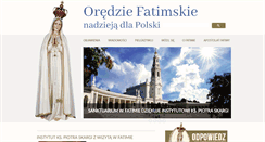 Desktop Screenshot of fatima.pl