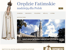 Tablet Screenshot of fatima.pl