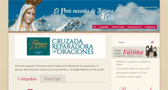 Desktop Screenshot of fatima.org.pe