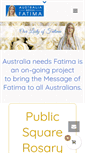 Mobile Screenshot of fatima.org.au