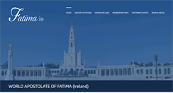 Desktop Screenshot of fatima.ie