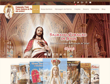 Tablet Screenshot of fatima.org.br